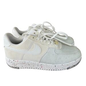 Nike Air Force 1 Crater White Athletic Lace Up Women’s Shoes Size 9 CT1986-100